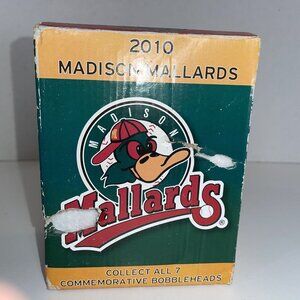 Bobble Head Wisconsin Mallards Rubber Ducky Madison New Bobblehead 2010 Duck
